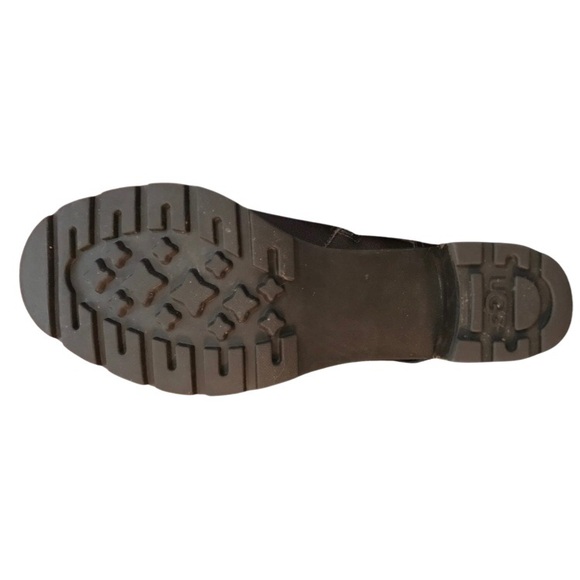 UGG Ingrid: Dark Brown Authentic Leather Boots are Stout and Comfy - Picture 9 of 13